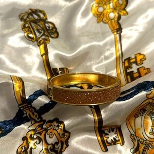 Preloved Copper Glitter Gold Bracelet